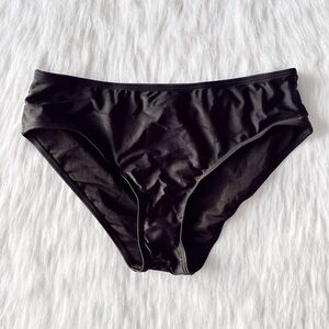 NWOT Black Bikini Bottoms Size Large